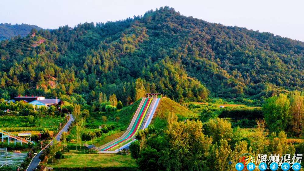 航拍随县慈云居生态旅游区