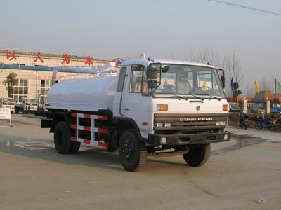 东风153白色型吸粪车